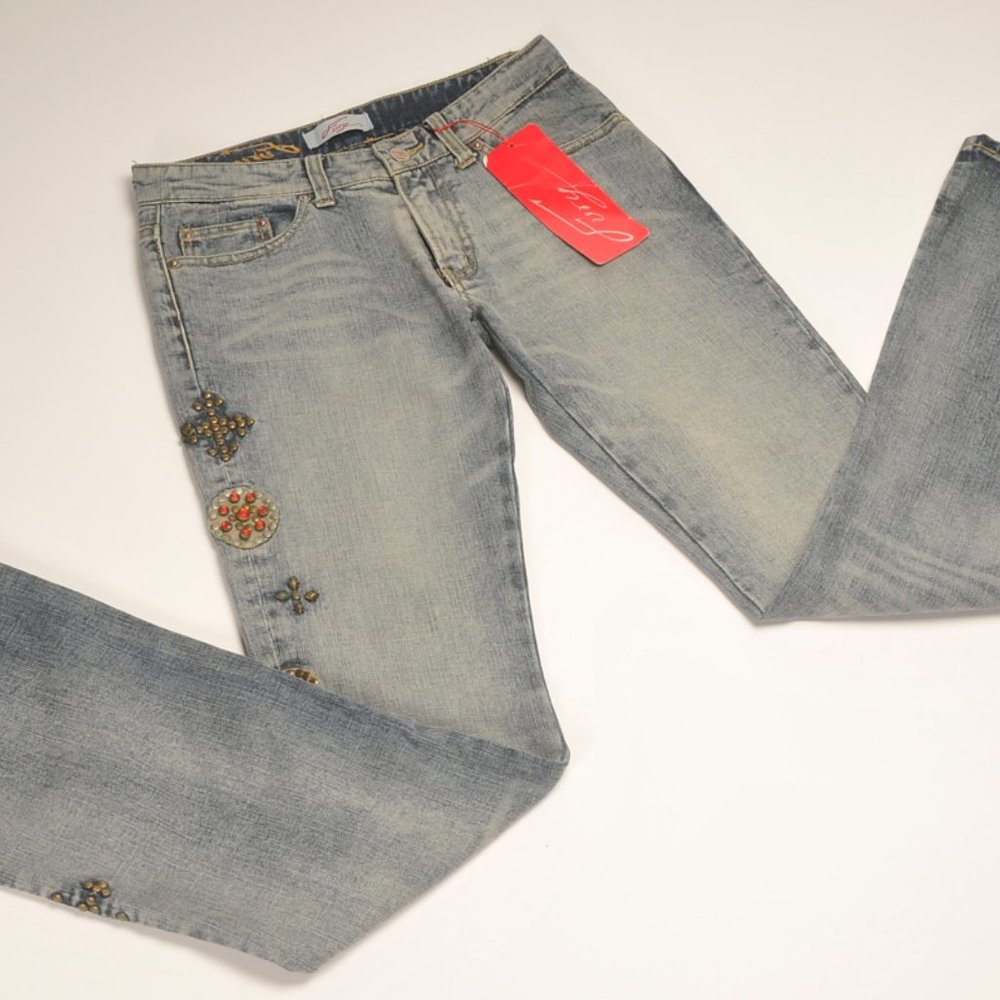 Fury, Low Rise Womens, Bootcut, bling, NWT Size 28